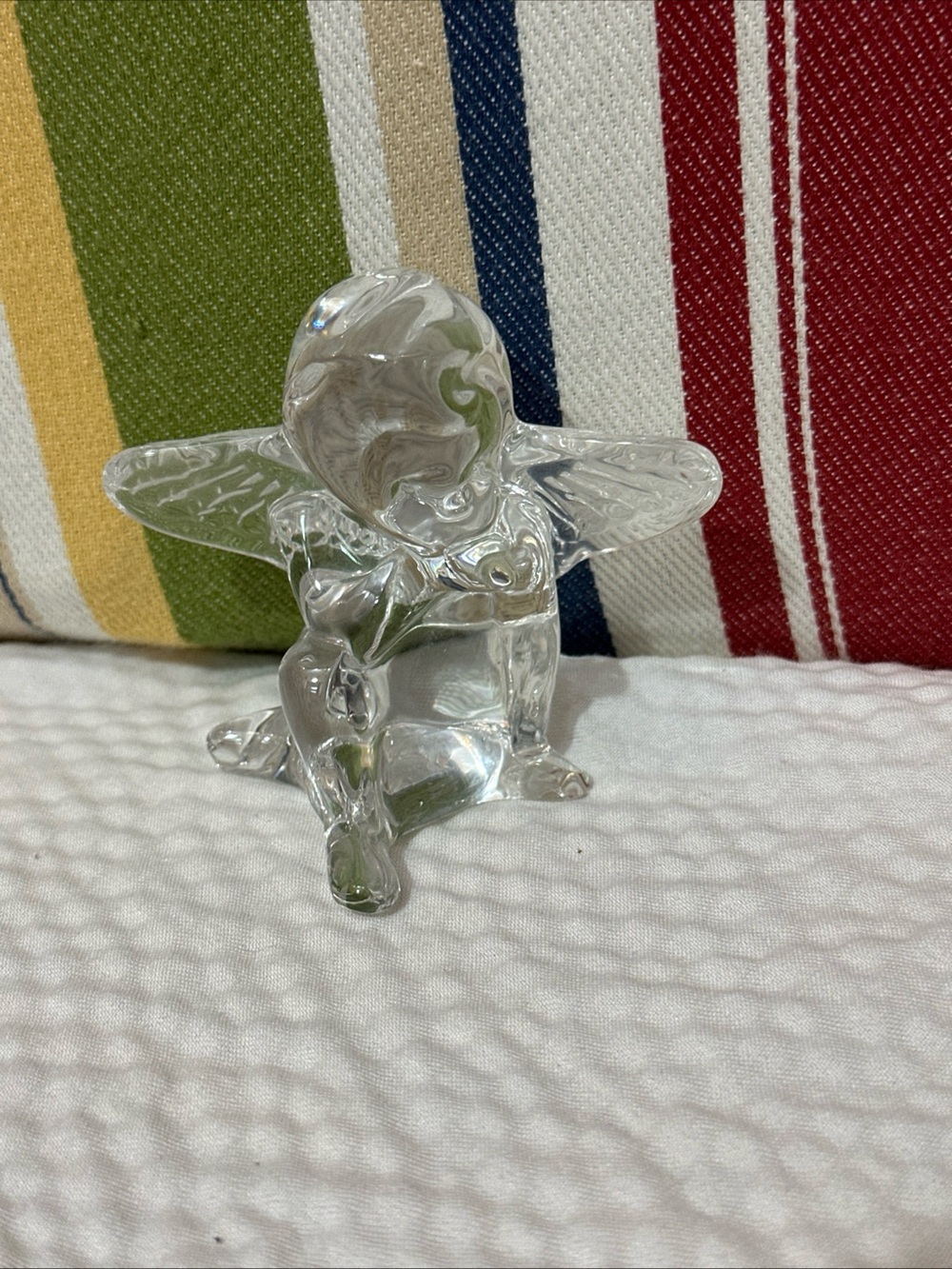 Baccarat Crystal angel figurine